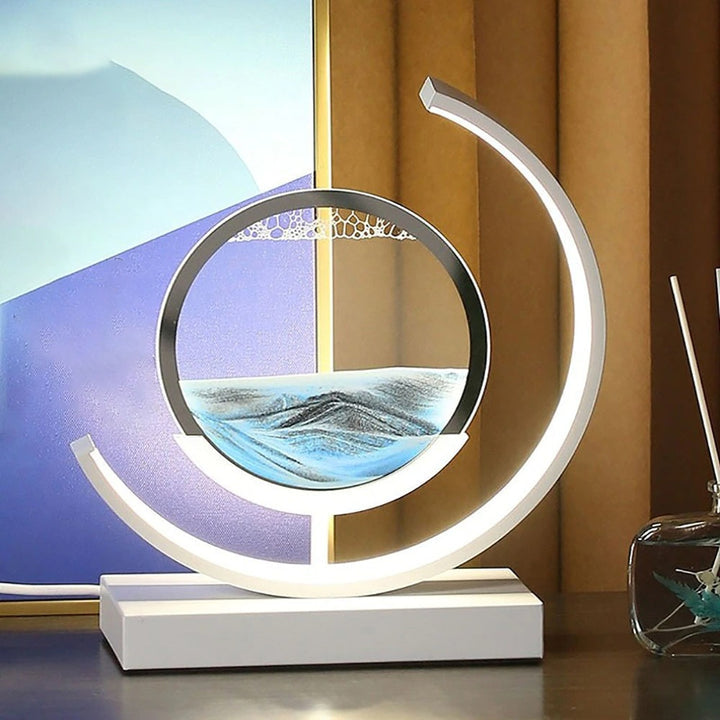 Sand Table Lamp | Calming Sandscape Design | Perfect for Home Decor & Relaxation Spaces