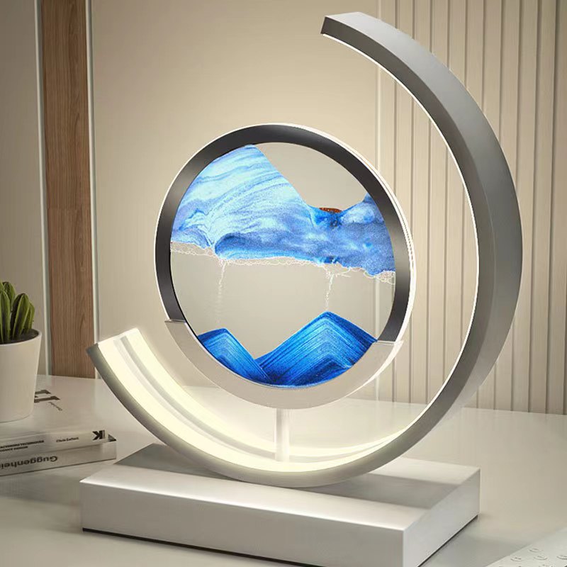 Sand Table Lamp | Calming Sandscape Design | Perfect for Home Decor & Relaxation Spaces