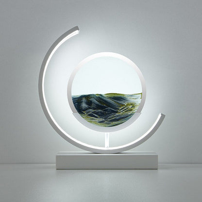 Sand Table Lamp | Calming Sandscape Design | Perfect for Home Decor & Relaxation Spaces
