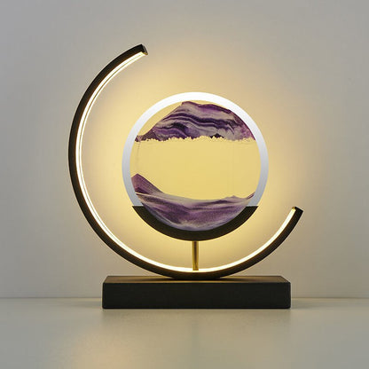 Sand Table Lamp | Calming Sandscape Design | Perfect for Home Decor & Relaxation Spaces