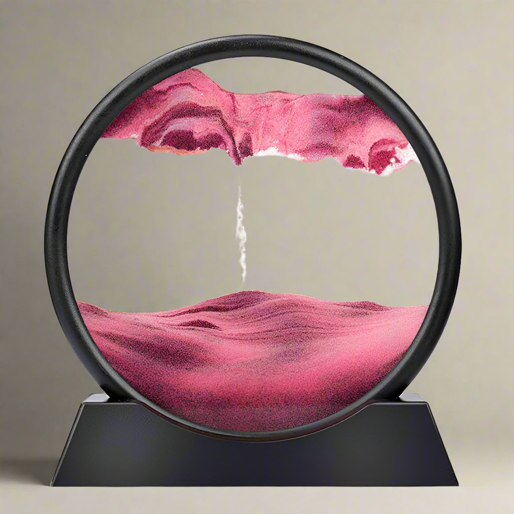 3D Hourglass Sand Timer - Decorative Hourglass for Home Decor, Office Desk, and Gift Ideas