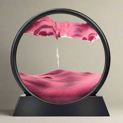 3D Hourglass Sand Timer - Decorative Hourglass for Home Decor, Office Desk, and Gift Ideas