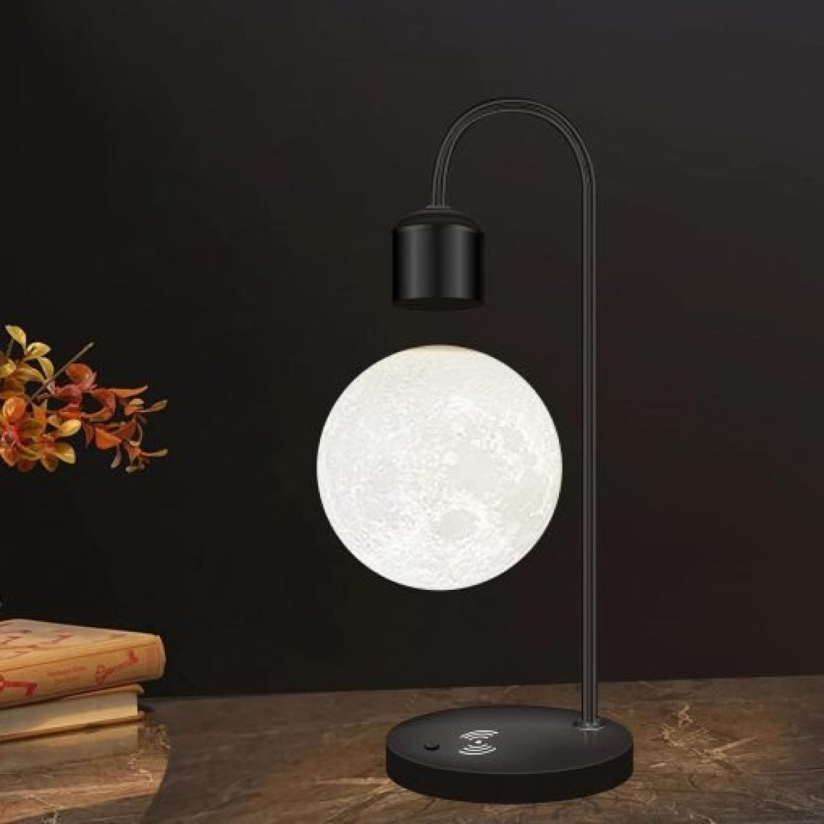 Levitating Moon Lamp – Magnetic Floating Moon Light | Wireless phone charger – Unique Home Decor Gift