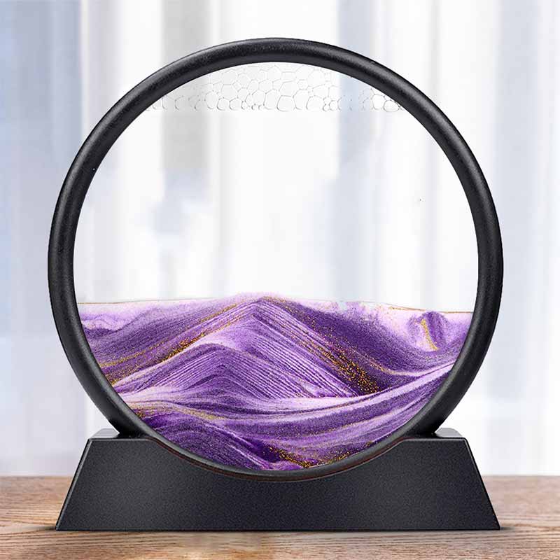 3D Hourglass Sand Timer - Decorative Hourglass for Home Decor, Office Desk, and Gift Ideas