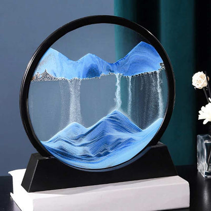 3D Hourglass Sand Timer - Decorative Hourglass for Home Decor, Office Desk, and Gift Ideas